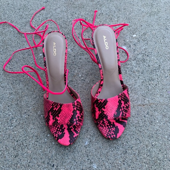 Aldo Snake print heels - Picture 2 of 5